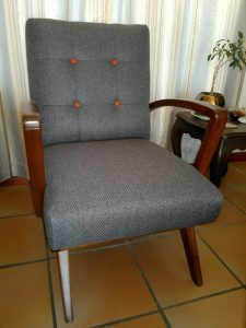 Grey retro chair